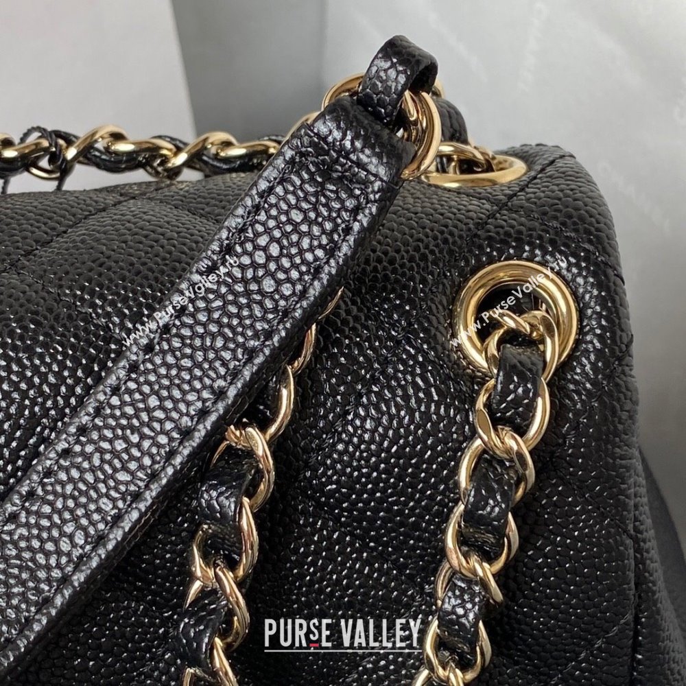 Chanel Grained Calfskin Small Backpack Bag AS3787 Black 2025 (yezi-250111075)