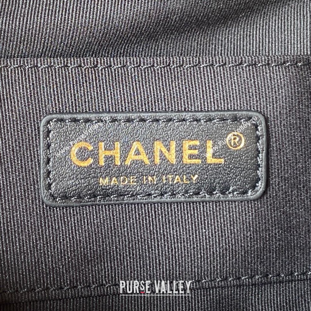 Chanel Grained Calfskin Small Backpack Bag AS3787 Black 2025 (yezi-250111075)