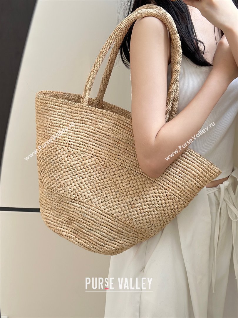 The Row Raffia Straw Tote Bag Beige 2026 8866 (CL-260410003)