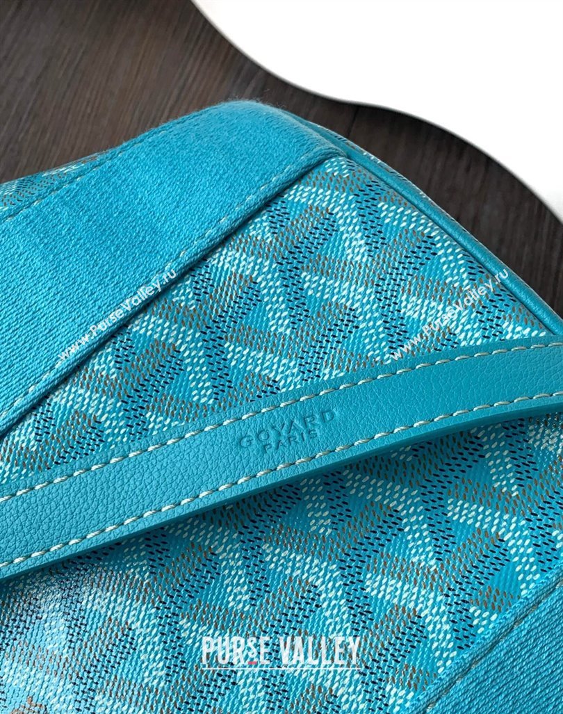 Goyard Belharra Tote bag Turquoise Blue 2024 8111 (ZHANG-240221011)