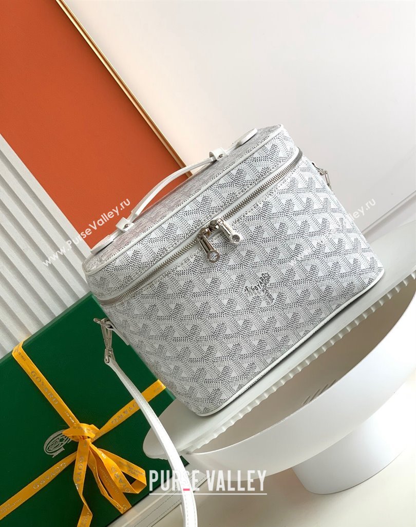 Goyard Muse Vanity Case White 2024 8037 (ZHANG-240221013)