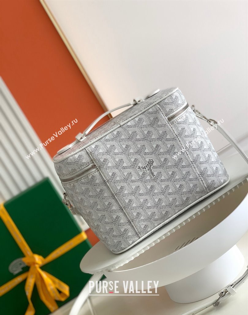 Goyard Muse Vanity Case White 2024 8037 (ZHANG-240221013)