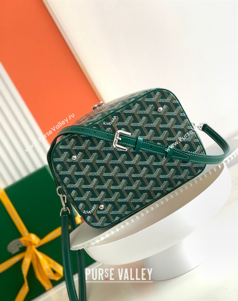 Goyard Muse Vanity Case Green 2024 8037 (ZHANG-240221014)