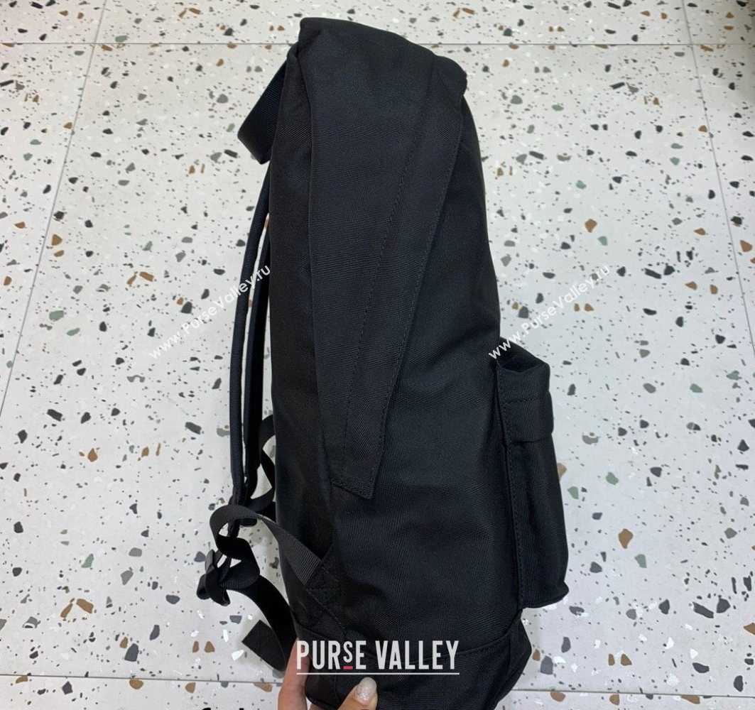 Balenciaga Explorer Fabric Backpack Bag with Logo Patch Black 2025 (JM-251120152)