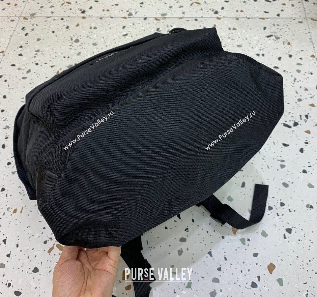 Balenciaga Explorer Fabric Backpack Bag with Logo Patch Black 2024 (JM-240221008)