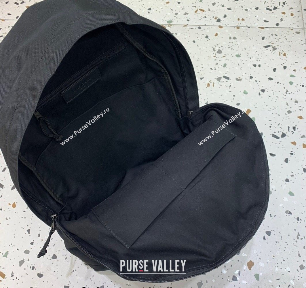 Balenciaga Explorer Fabric Backpack Bag with Logo Patch Black 2025 (JM-251120152)