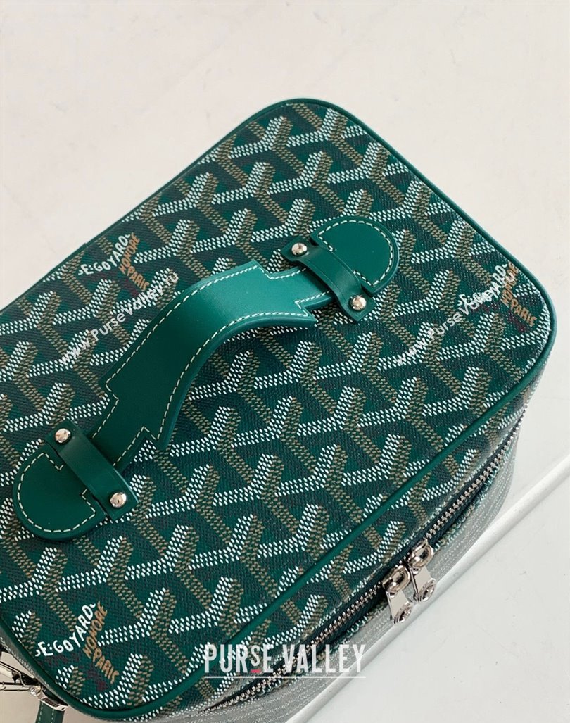 Goyard Muse Vanity Case Green 2024 8037 (ZHANG-240221014)