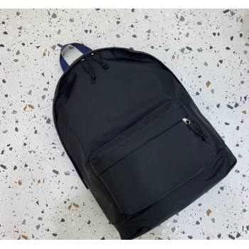 Balenciaga Explorer Fabric Backpack Bag with Signature Black/Blue 2024 (JM-240221010)