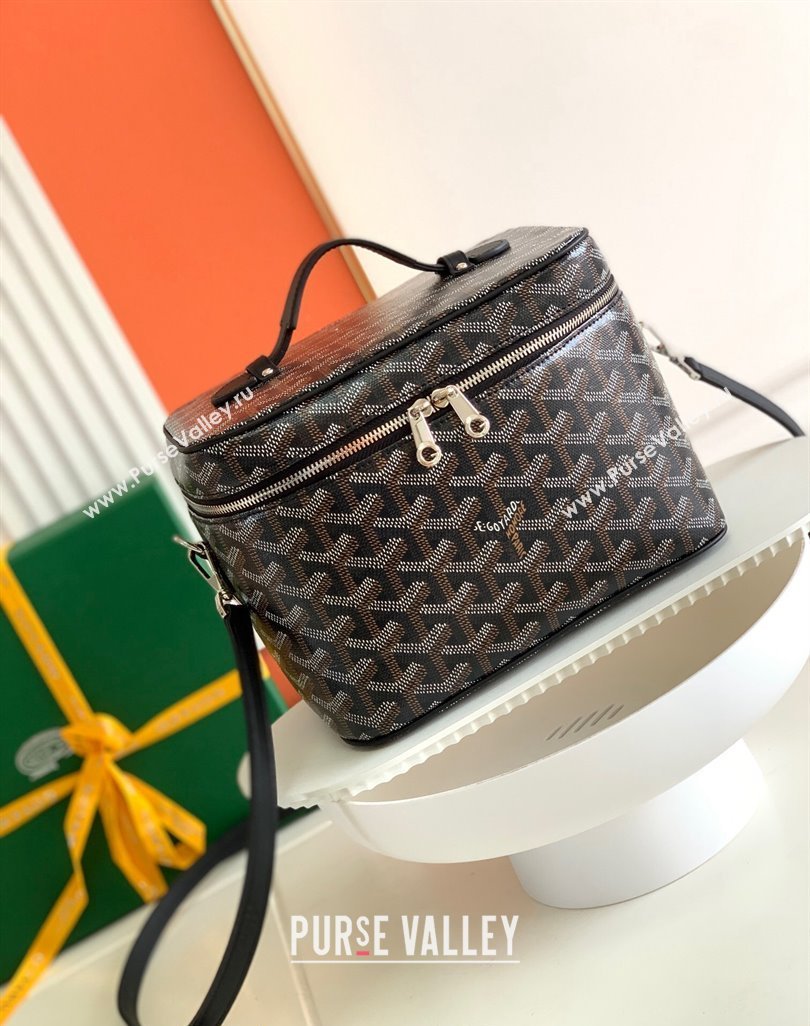 Goyard Muse Vanity Case Black 2024 8037 (ZHANG-240221015)