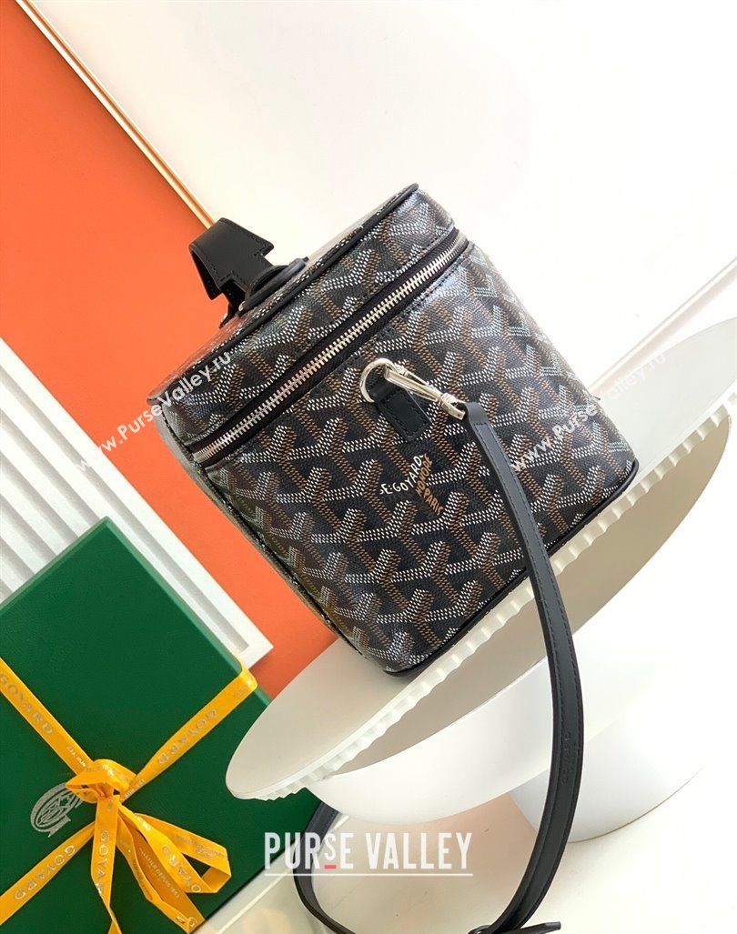 Goyard Muse Vanity Case Black 2024 8037 (ZHANG-240221015)