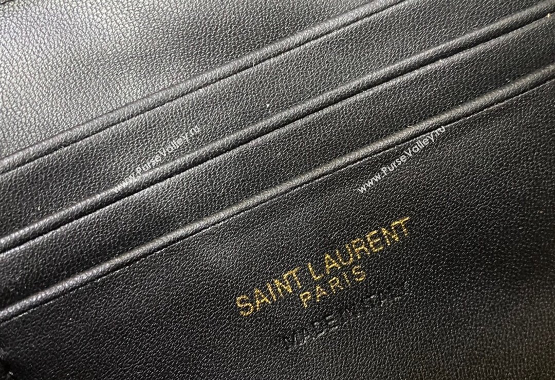 Saint Laurent Lou Mini Bag in Grained Leather with Tassel 612579 Brown 2023 (YY-240221059)