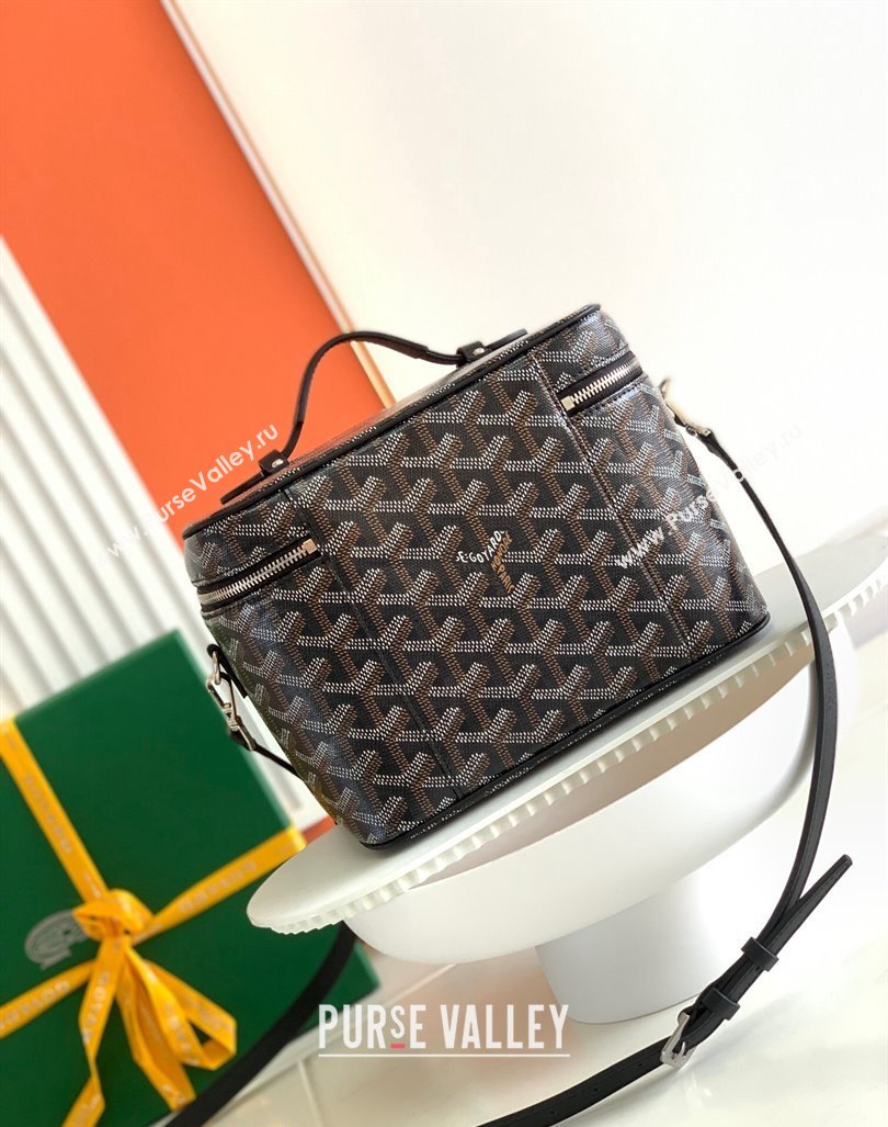 Goyard Muse Vanity Case Black 2024 8037 (ZHANG-240221015)