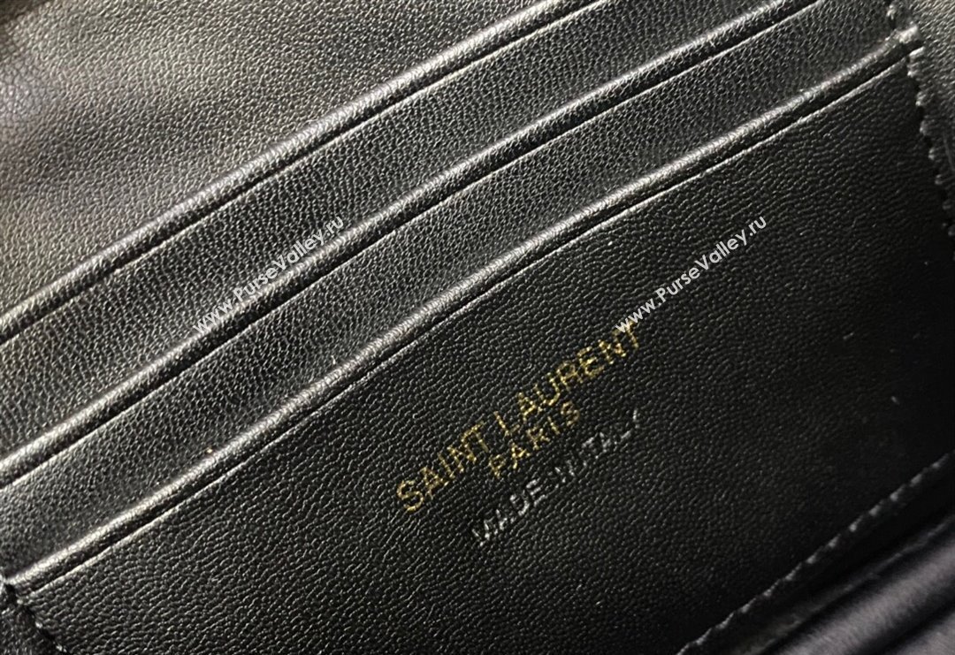 Saint Laurent Lou Mini Bag in Grained Leather with Tassel 612579 Grey 2023 (YY-240221060)