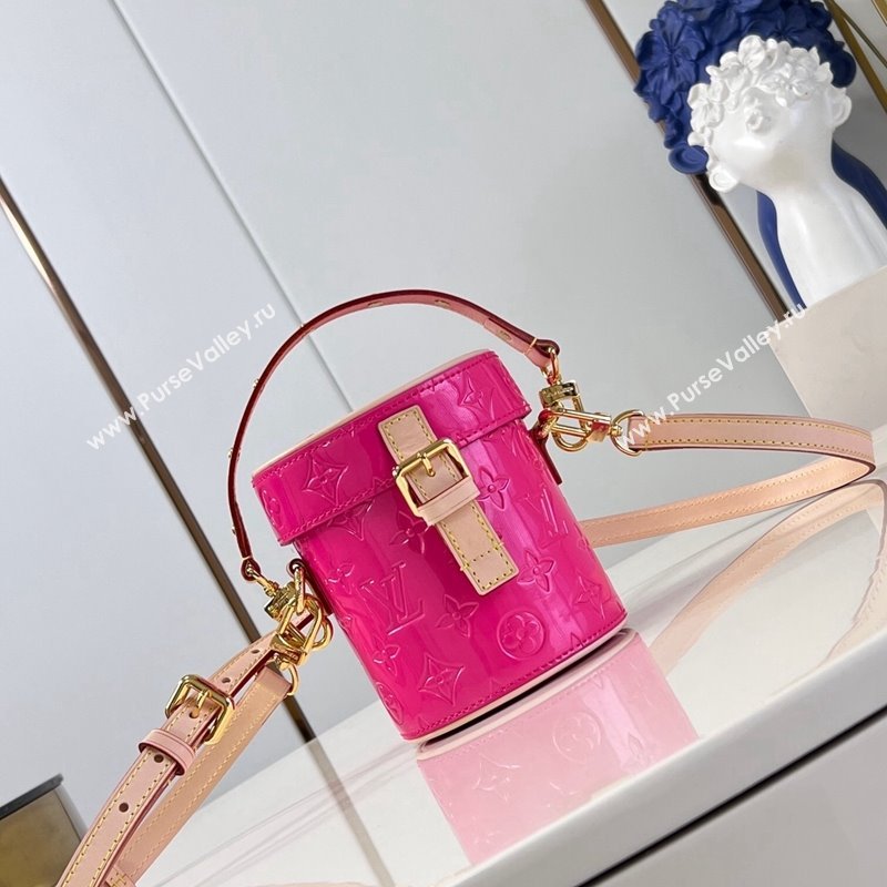 Louis Vuitton Astor Mini Bag in Monogram Vernis Leather M24102 Neon Pink 2024 New LV Remix (KI-240221061)