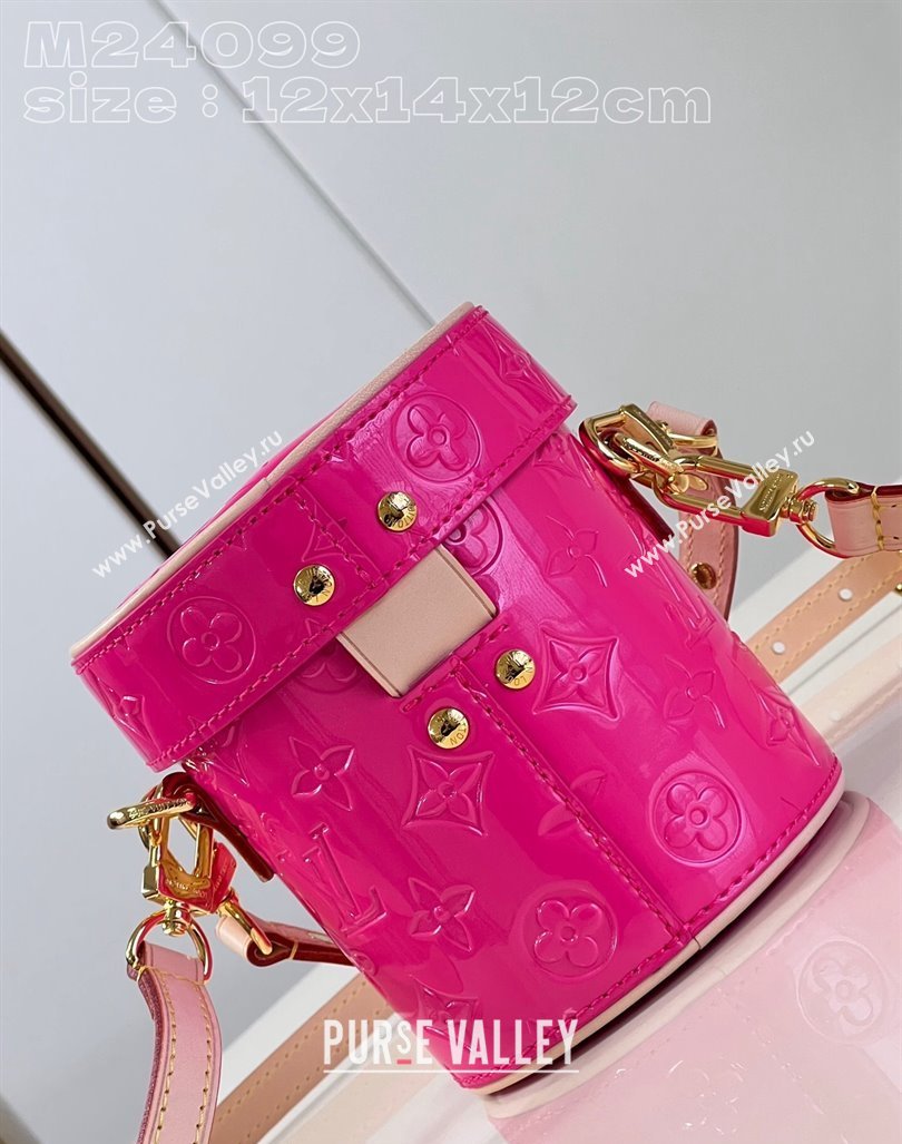 Louis Vuitton Astor Mini Bag in Monogram Vernis Leather M24102 Neon Pink 2024 New LV Remix (KI-240221061)