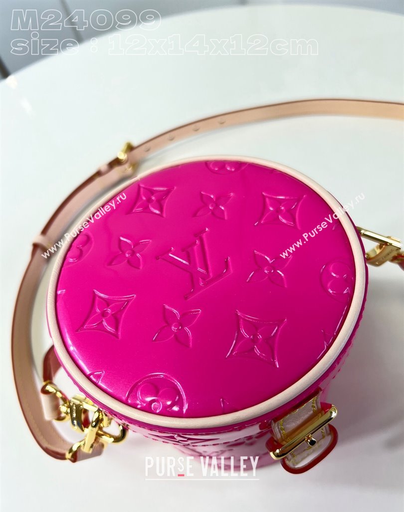 Louis Vuitton Astor Mini Bag in Monogram Vernis Leather M24102 Neon Pink 2024 New LV Remix (KI-240221061)