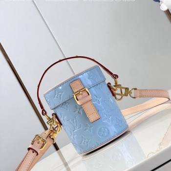 Louis Vuitton Astor Mini Bag in Monogram Vernis Leather M24099 Light Blue 2024 New LV Remix (KI-240221062)