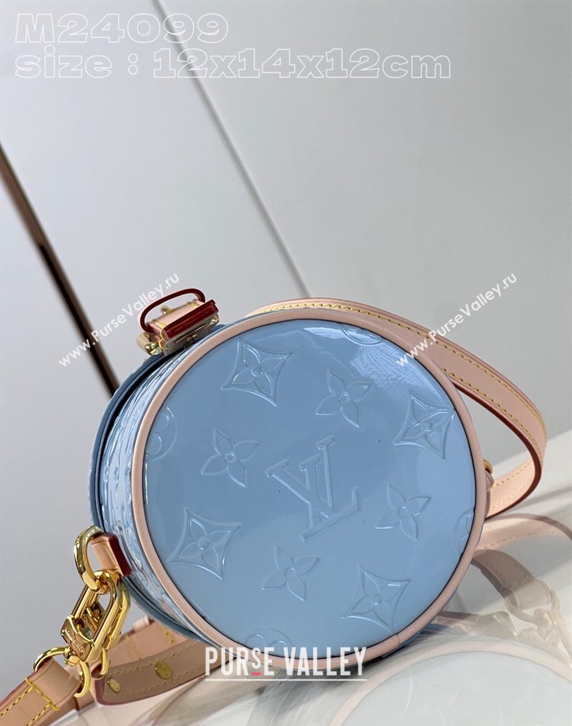 Louis Vuitton Astor Mini Bag in Monogram Vernis Leather M24099 Light Blue 2024 New LV Remix (KI-240221062)