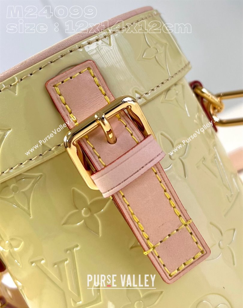 Louis Vuitton Astor Mini Bag in Monogram Vernis Leather M24099 Chic Pink/Yellow 2024 New LV Remix (KI-240221063)