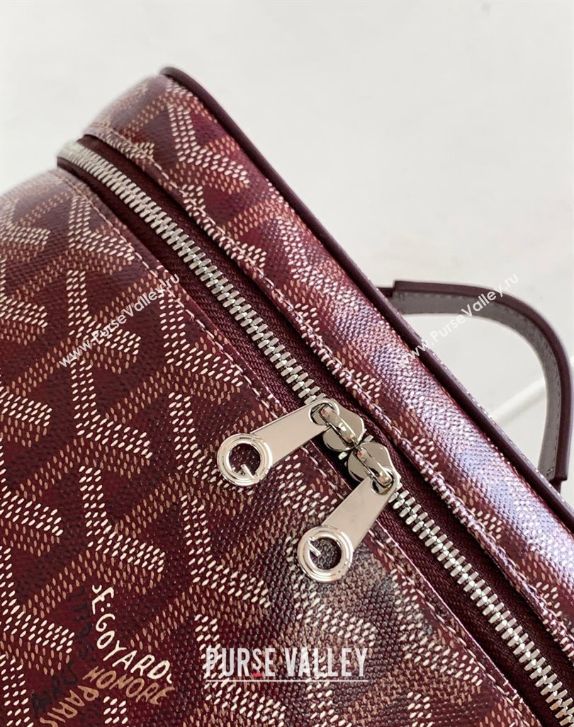 Goyard Muse Vanity Case Burgundy 2024 8037 (ZHANG-240221016)