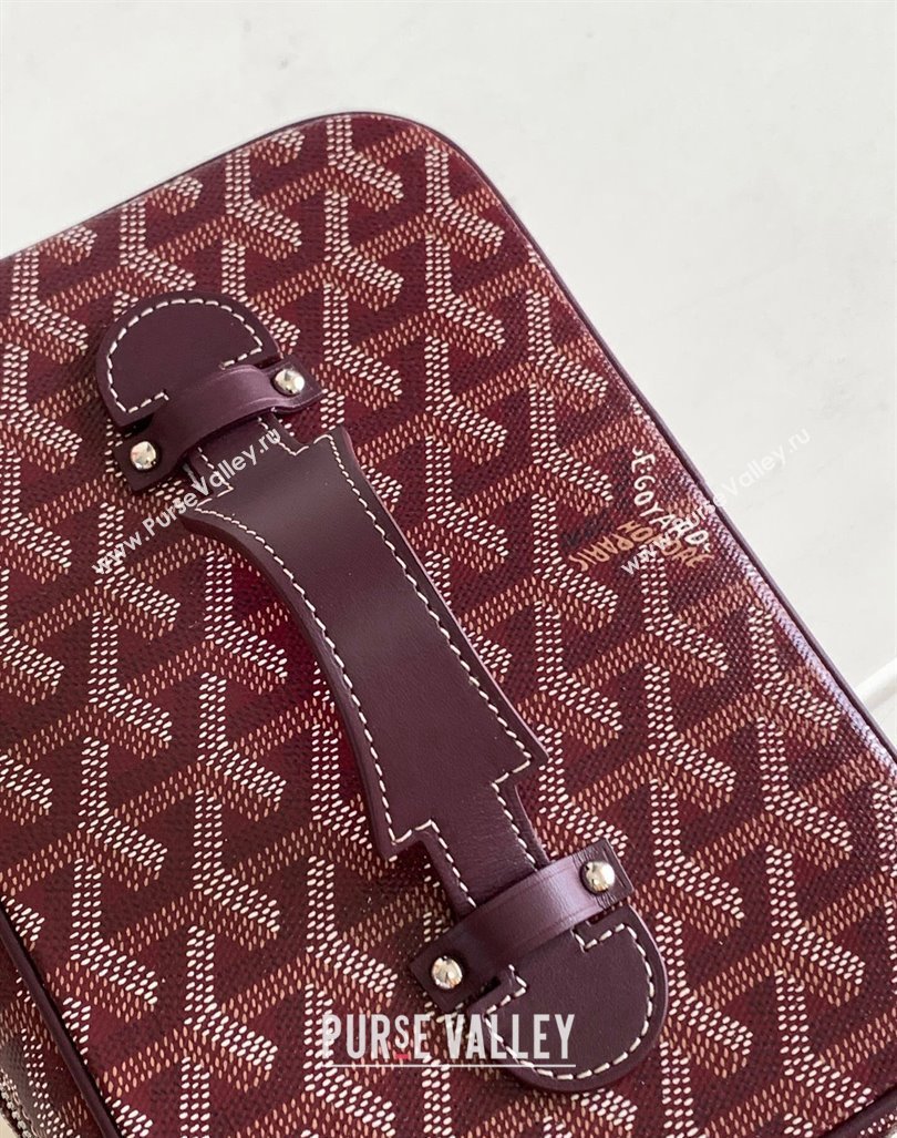 Goyard Muse Vanity Case Burgundy 2024 8037 (ZHANG-240221016)