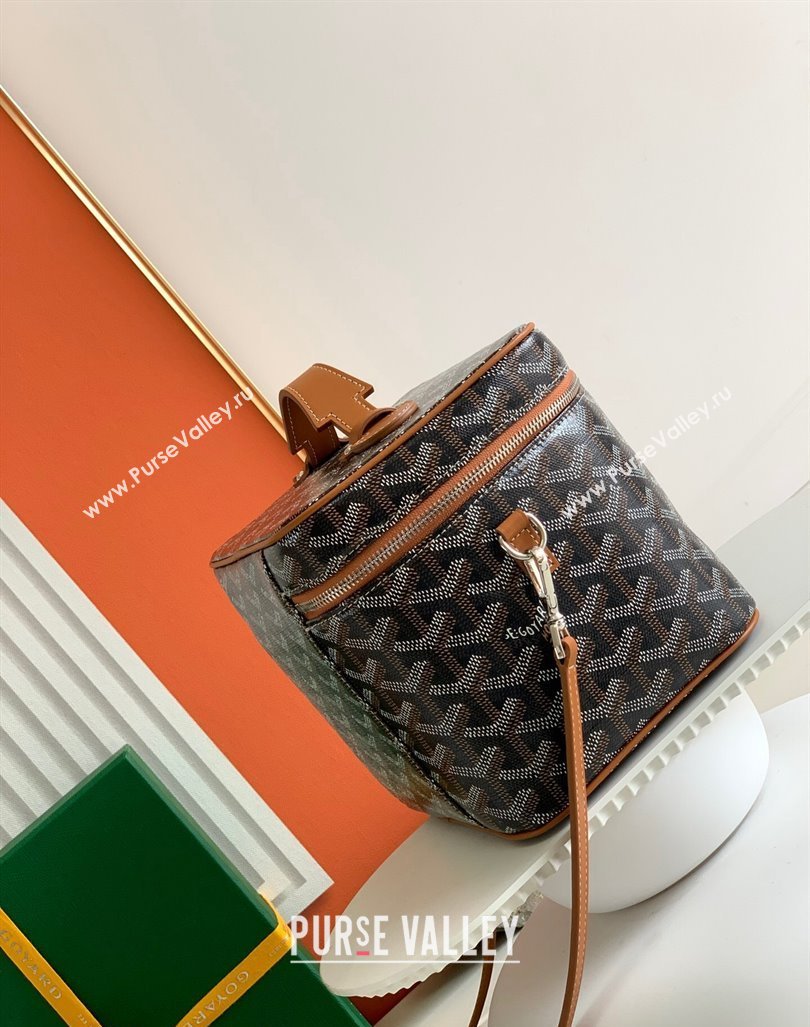 Goyard Muse Vanity Case Brown 2024 8037 (ZHANG-240221017)