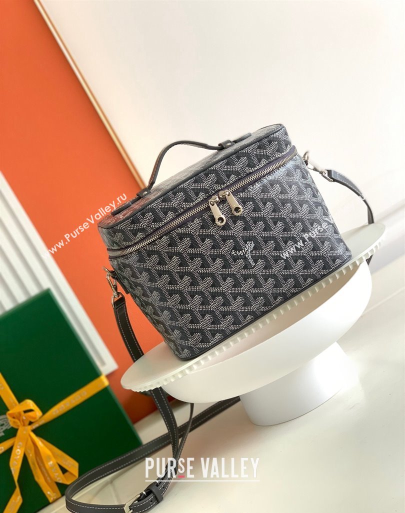 Goyard Muse Vanity Case Grey 2024 8037 (ZHANG-240221018)