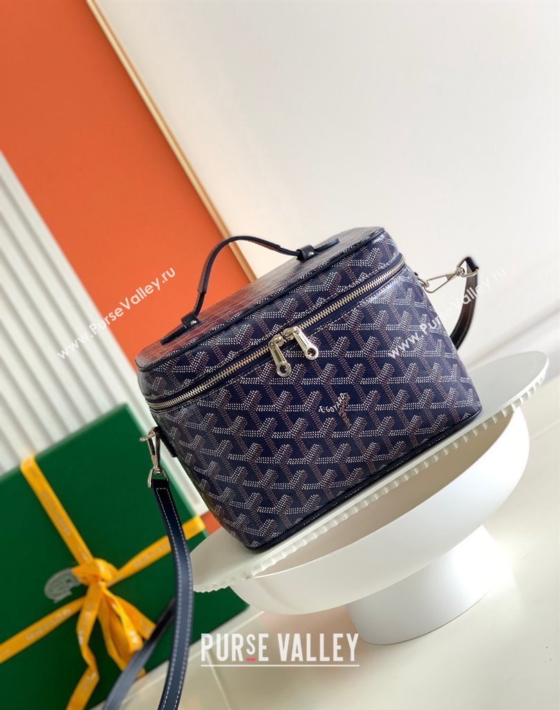 Goyard Muse Vanity Case Sky Blue 2024 8037 (ZHANG-240221019)