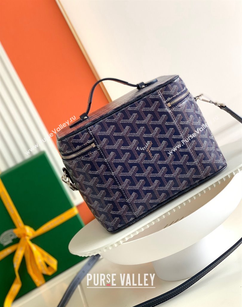 Goyard Muse Vanity Case Sky Blue 2024 8037 (ZHANG-240221019)