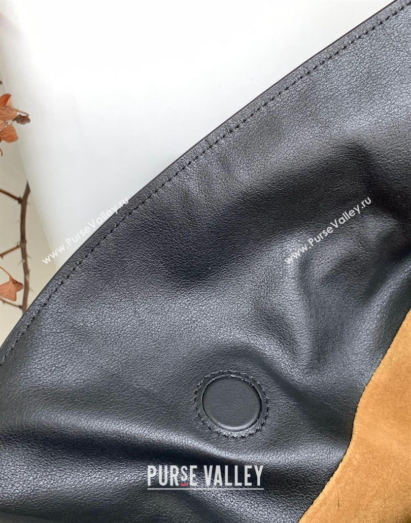 Loewe Flamenco Medium Clutch Bag in Nappa Calfskin Leather Black 2025 10856 (Ys-260121069)