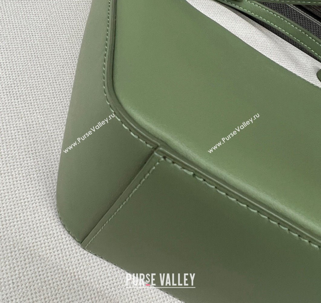 Loewe Mini Hammock Hobo bag in Classic Calfskin Light Green 2023 262315 (Ys-230908095)