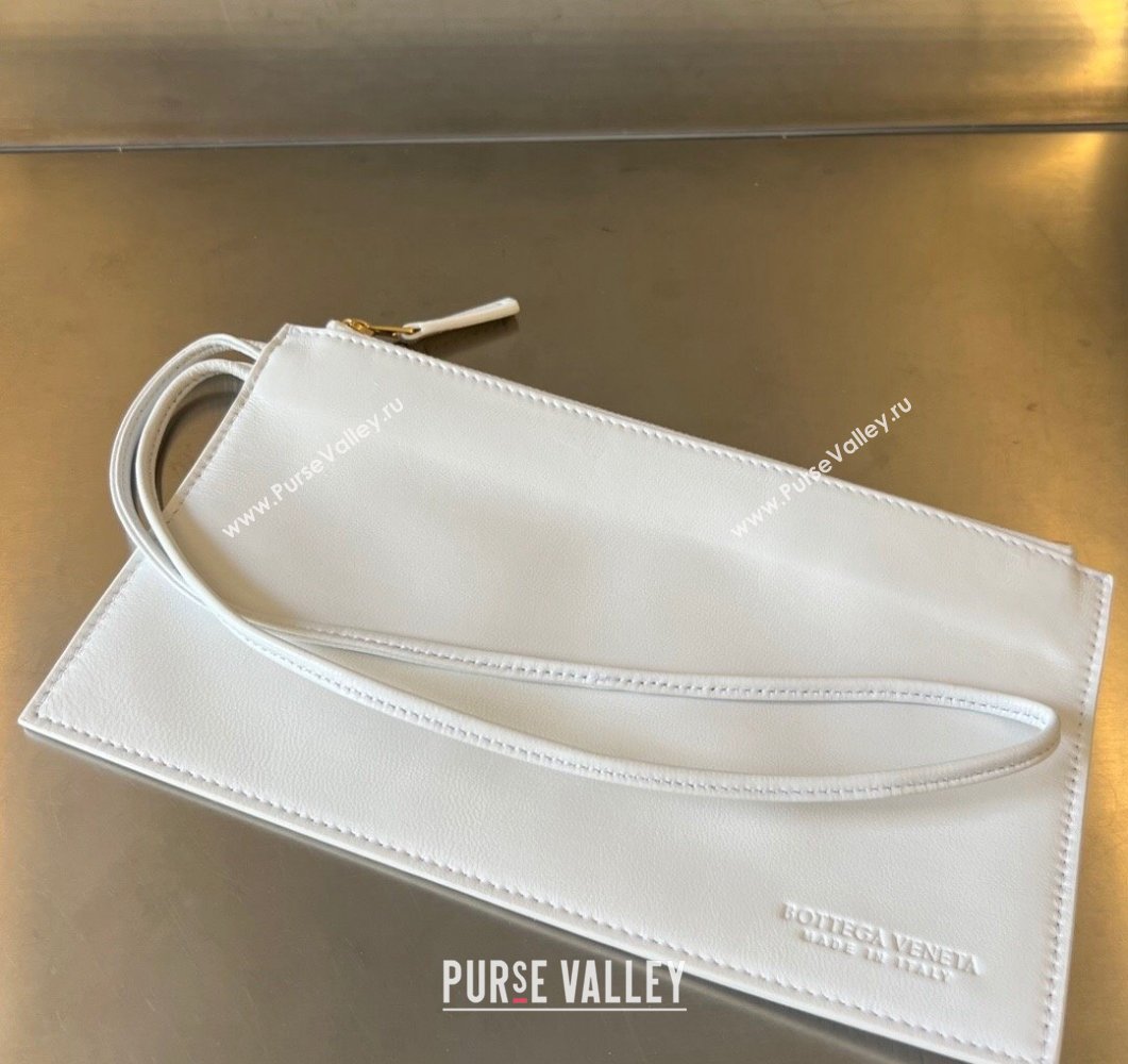 Bottega Veneta Medium Sardine Bag in Intrecciato Leather White 2023 754988 (WT-230908135)