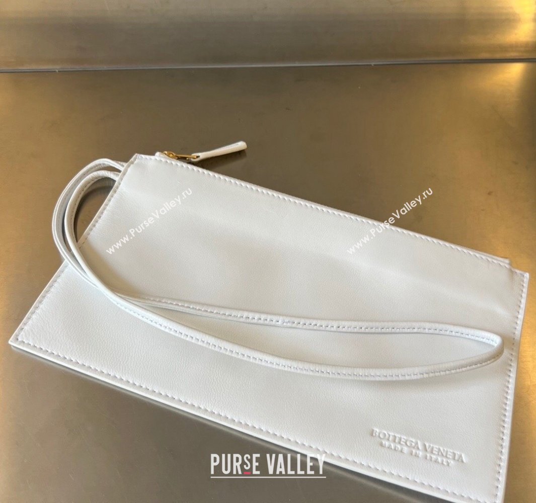 Bottega Veneta Large Sardine Bag in Intrecciato Leather White 2025 754988 (WT-250519016)