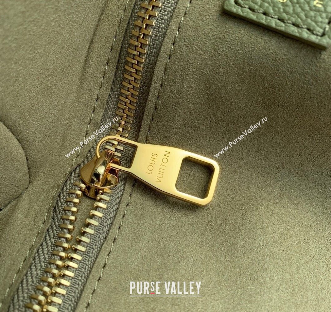 Louis Vuitton Neverfull MM Tote Bag in Oversized Monogram Leather M46649 Green 2023 (KI-230907047)