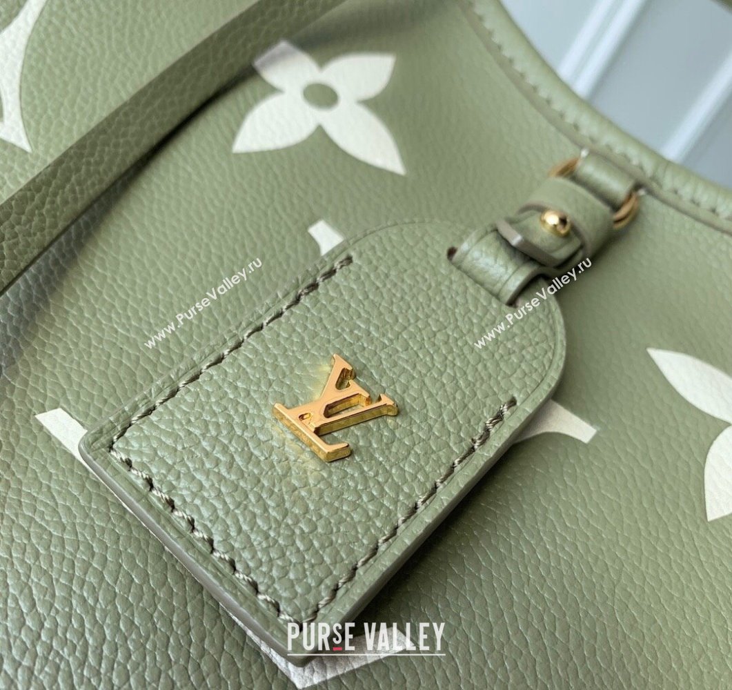 Louis Vuitton Carryall PM Hobo Bag in Oversized Monogram Leather M46672 Green 2023 (KI-230907048)