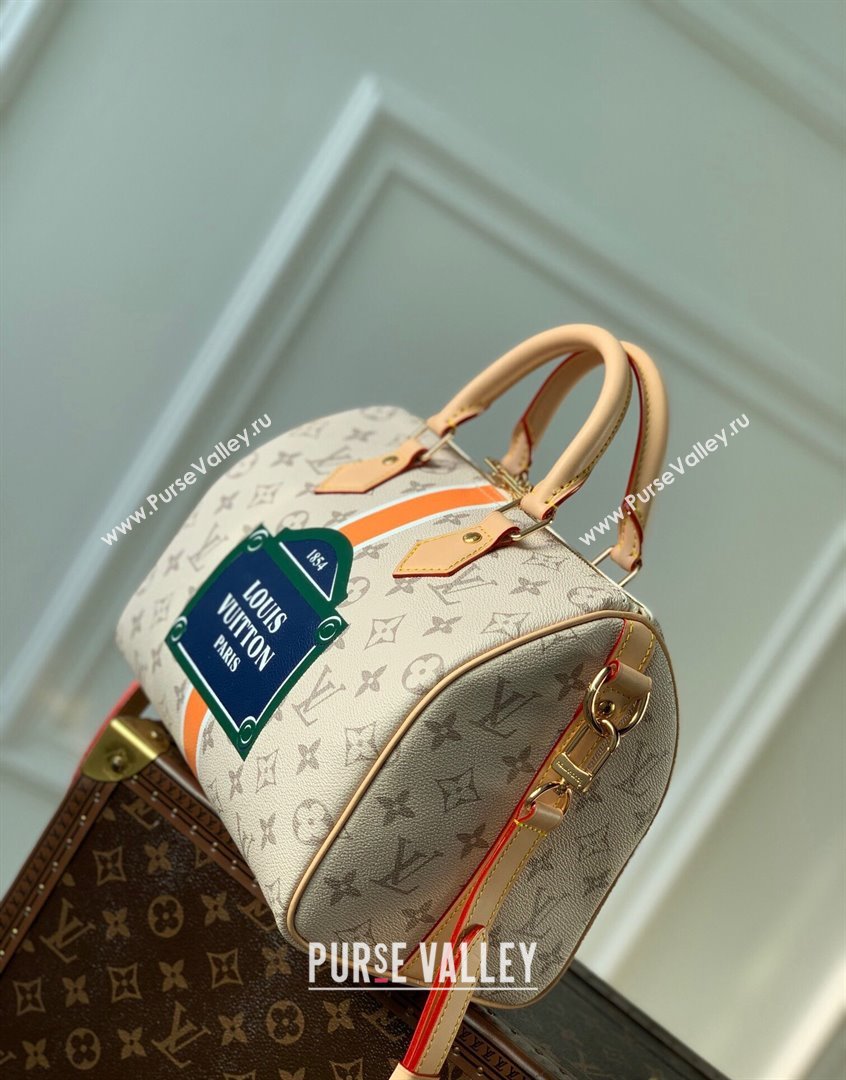 Louis Vuitton Speedy Bandouliere 25 Bag in Monogram Canvas M46749 Beige 2023 (KI-230907057)