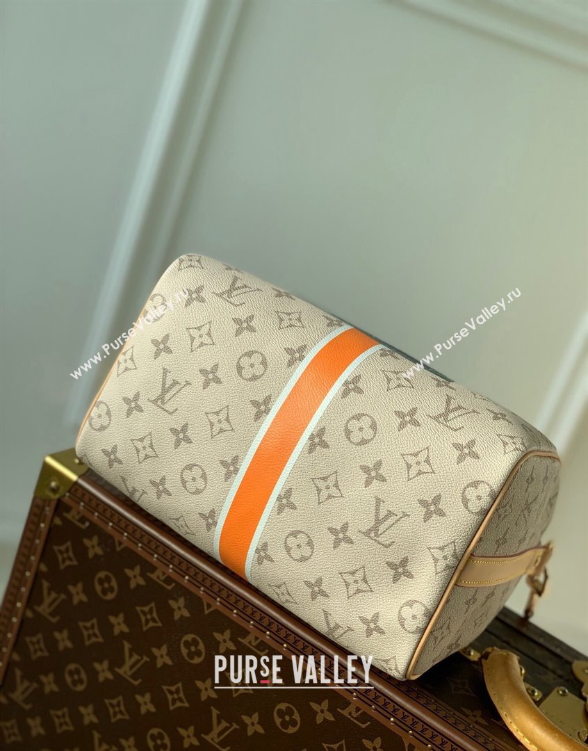 Louis Vuitton Speedy Bandouliere 25 Bag in Monogram Canvas M46749 Beige 2023 (KI-230907057)