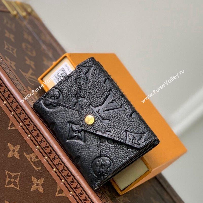 Louis Vuitton Celeste Wallet in Monogram Empreinte Leather M82133 Black 2023 (KI-230907074)