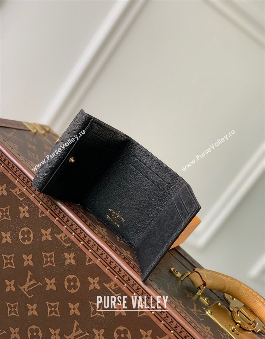 Louis Vuitton Celeste Wallet in Monogram Empreinte Leather M82133 Black 2023 (KI-230907074)