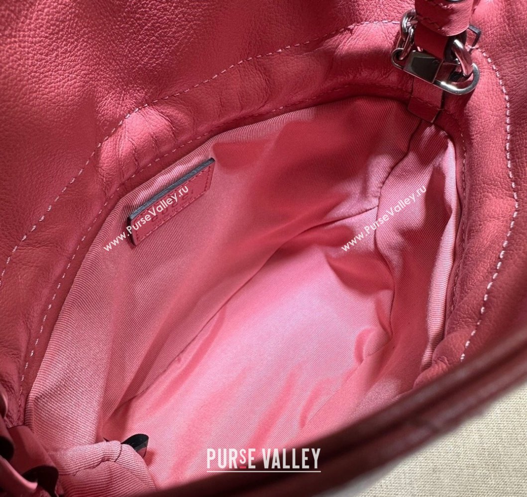 Gucci Blondie Leather Mini Bucket Bag 760313 Pink 2023 (DLH-230908033)