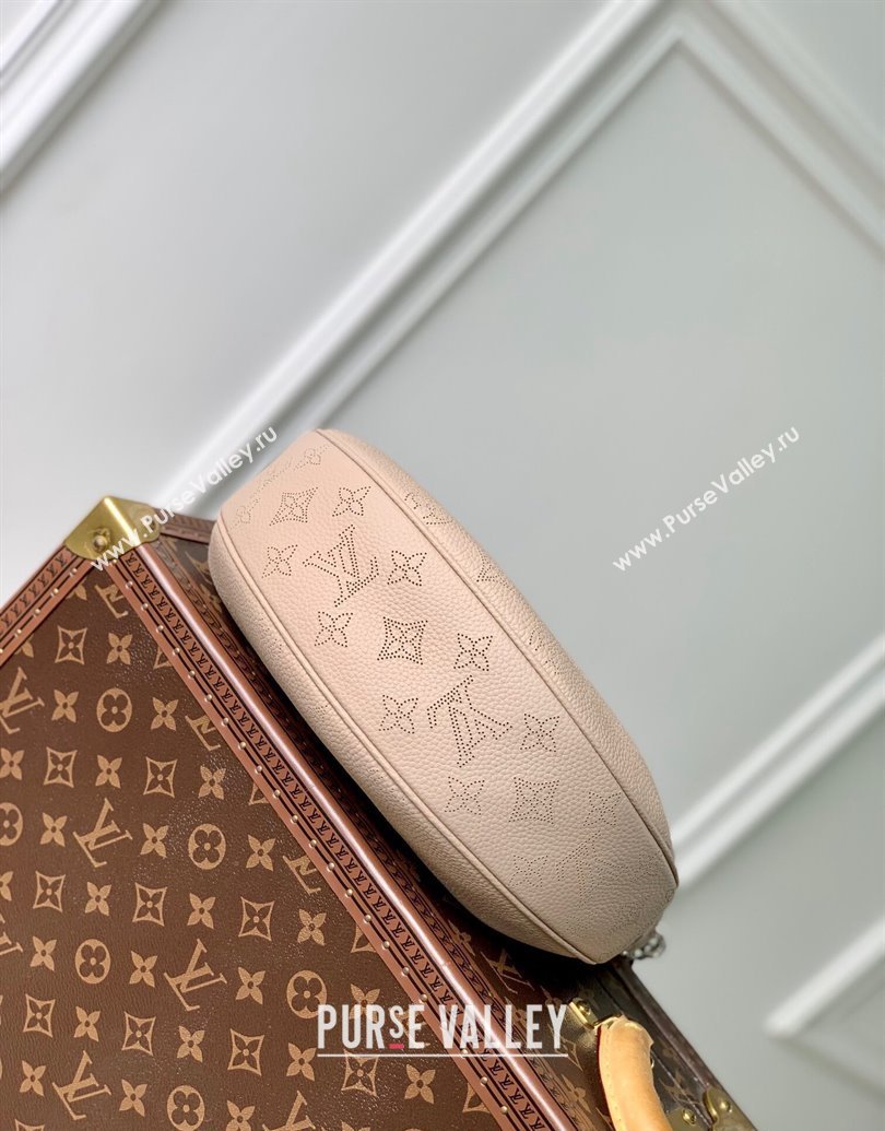 Louis Vuitton Baia PM Bag in Perforated Mahina calfskin M22819 Beige 2025 (KI-250121003)