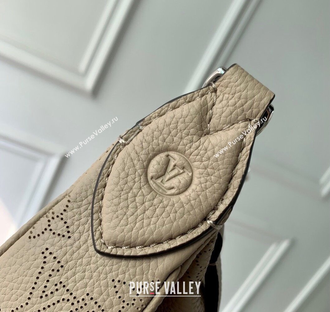 Louis Vuitton Baia PM Bag in Perforated Mahina calfskin M22819 Beige 2025 (KI-250121003)