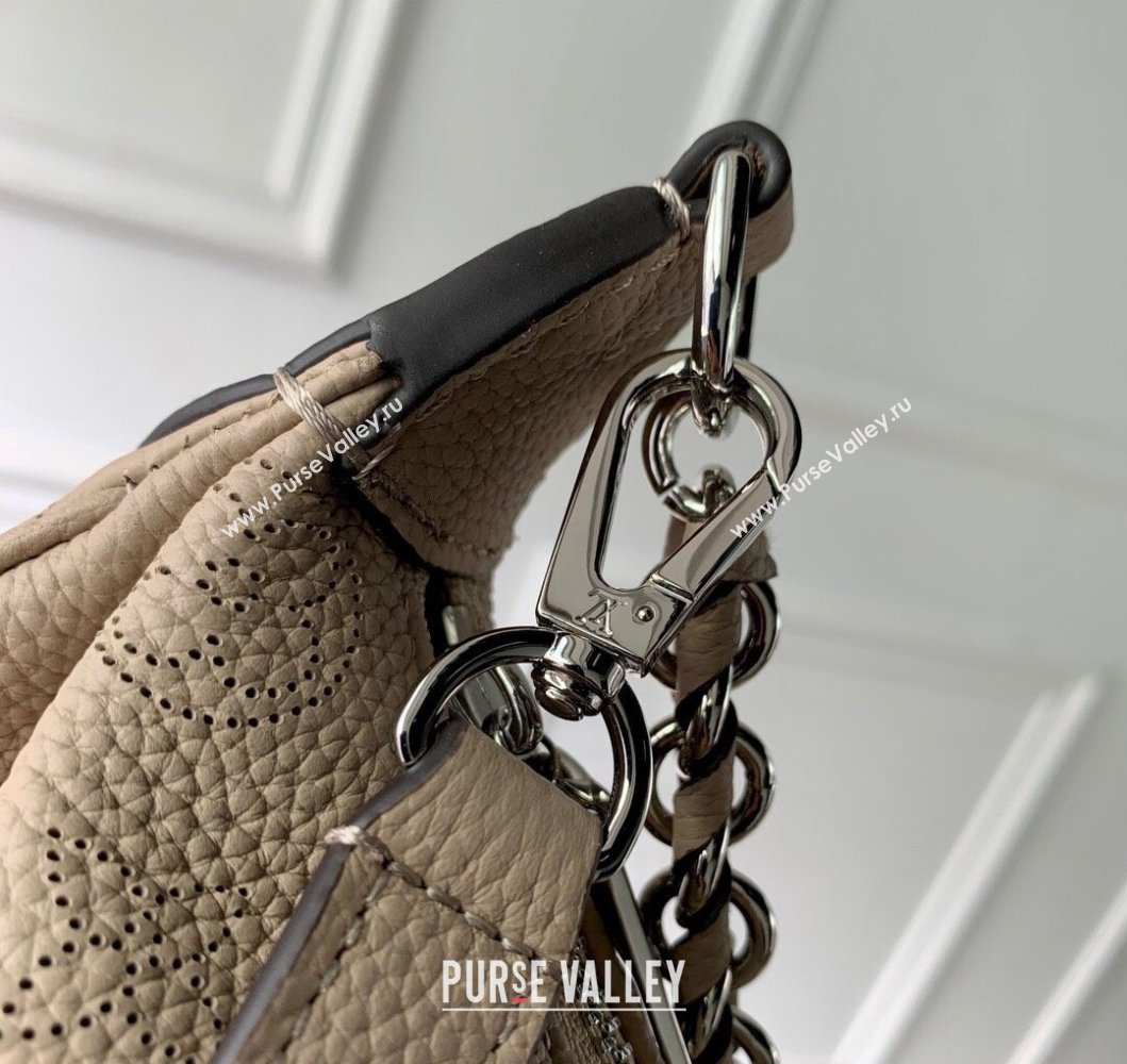 Louis Vuitton Baia PM Bag in Perforated Mahina calfskin M22819 Beige 2025 (KI-250121003)