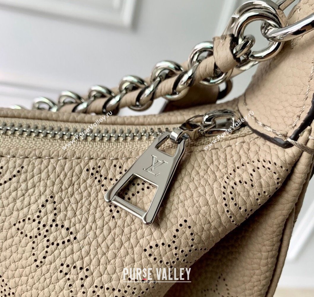 Louis Vuitton Baia PM Bag in Perforated Mahina calfskin M22819 Beige 2025 (KI-250121003)