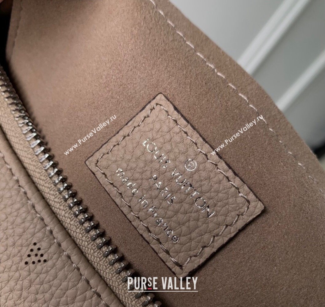Louis Vuitton Baia PM Bag in Perforated Mahina calfskin M22819 Beige 2025 (KI-250121003)