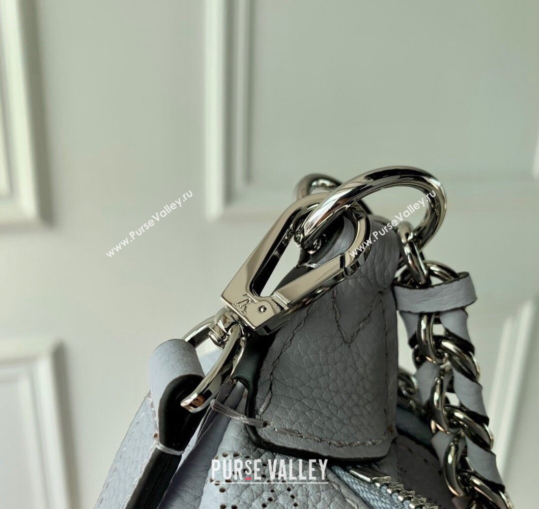 Louis Vuitton Baia PM Bag in Perforated Mahina calfskin M22819 Blue 2025 (KI-250121002)
