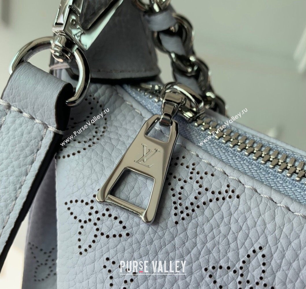 Louis Vuitton Baia PM Bag in Perforated Mahina calfskin M22819 Blue 2025 (KI-250121002)