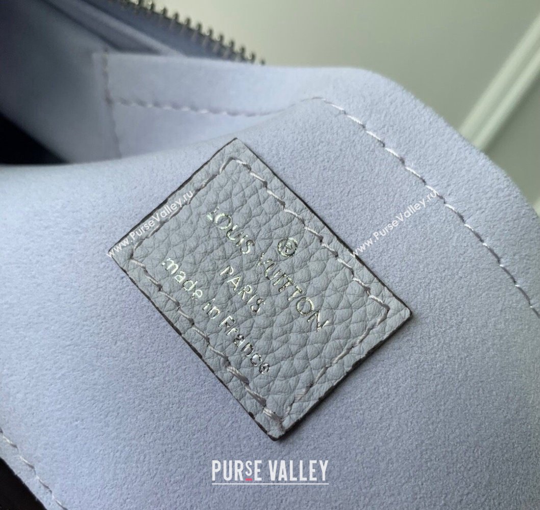 Louis Vuitton Baia PM Bag in Perforated Mahina calfskin M22819 Blue 2025 (KI-250121002)