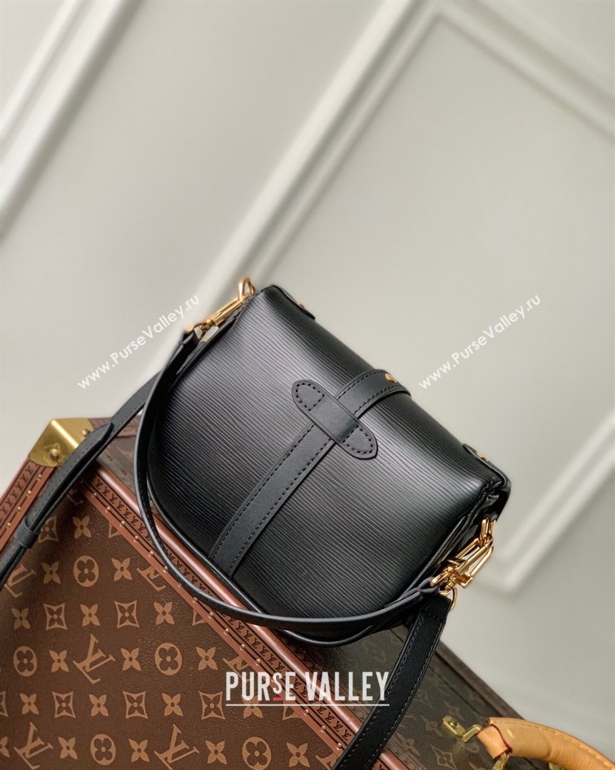 Louis Vuitton Saumur BB Top Handle bag in Epi Leather M23469 Black 2023 (KI-231020100)