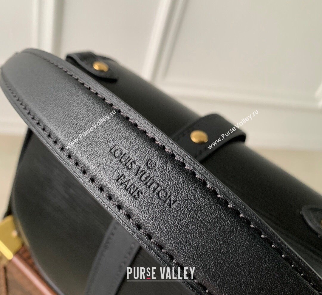 Louis Vuitton Saumur BB Top Handle bag in Epi Leather M23469 Black 2023 (KI-231020100)